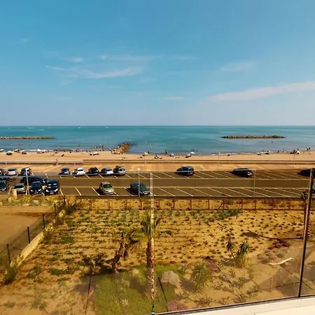 Spendide Appartement Tout Confort, Residence Archipel T4 En Bord De Plage, Avec Grande Terrasse Amenagee,Spa Et Parking Prive Valras-Plage Exterior photo