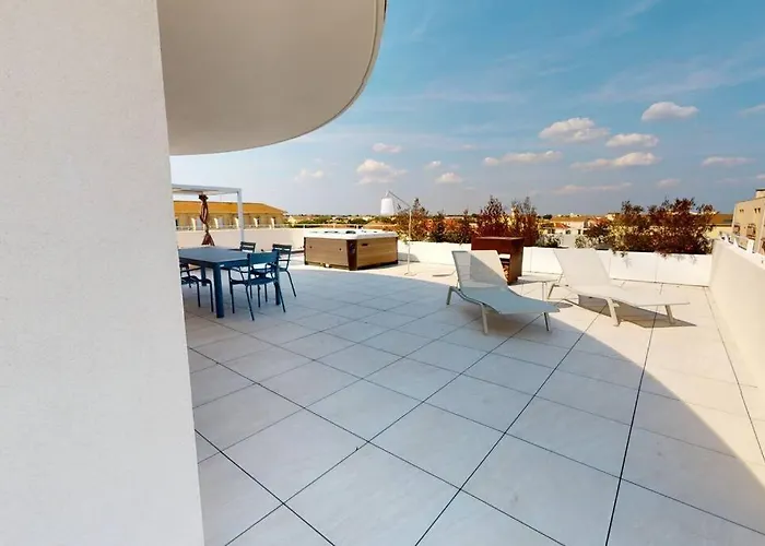 Spendide Appartement Tout Confort, Residence Archipel T4 En Bord De Plage, Avec Grande Terrasse Amenagee,Spa Et Parking Prive